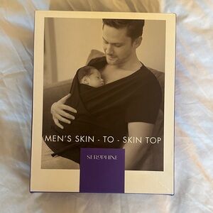 Seraphine Black Men's Skin-to-Skin Short Sleeve Top